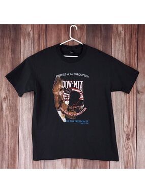 Vtg 1998 Ride For The Forgotten Single Stitch Shirt Black Size 2XL Made In USA